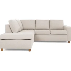 3-sitssoffa Basic Home Crazy L-formad Schäslong 227 cm