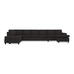 6-sitssoffa Basic Home Crazy U-formad med Divan och Schäslong XXL 407 cm