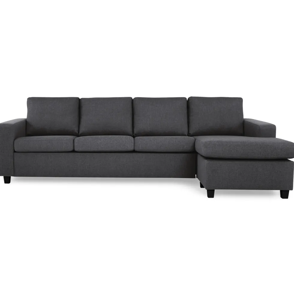 4-sitssoffa Basic Home Crazy Vändbar L-formad Divansoffa 275 cm