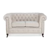 2-sitssoffa Manor House Chesterfield Deluxe SammetBeige