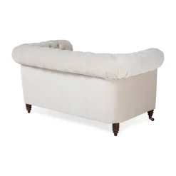 2-sitssoffa Manor House Chesterfield Deluxe SammetBeige