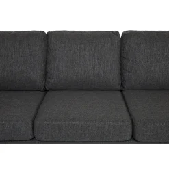 4-sitssoffa Scandinavian Choice Crazy med DivanAntracit/Korta Svarta Ben, Vänster