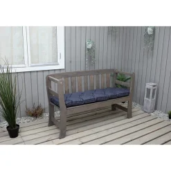 Sittdyna Baltic Garden Rosenborg 130cm Svart Polyester/Bomull för Trädgårdssoffa