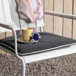 Sittdyna Venture Home Holmsund för Utemöbler, Grå Polyeter Sittkudde