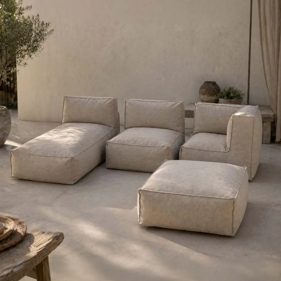 Sittpall Jabo Visby Olefin 95x95x35cm