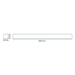 Skena SG ARMATUREN Zip 230V 2M M-V