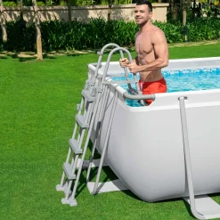 Säkerhetsstege Planet Pool Ovanmark 122 cm