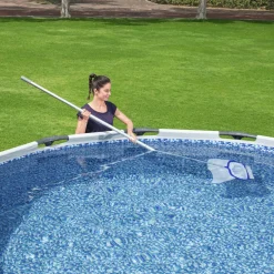 Skimmer Bestway Flowclear Aquarake Deluxe Aluminium Pool Leaf