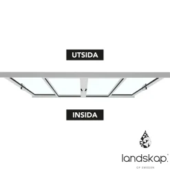 Skjutdörr Landskap Robust Vår och höst 2+2