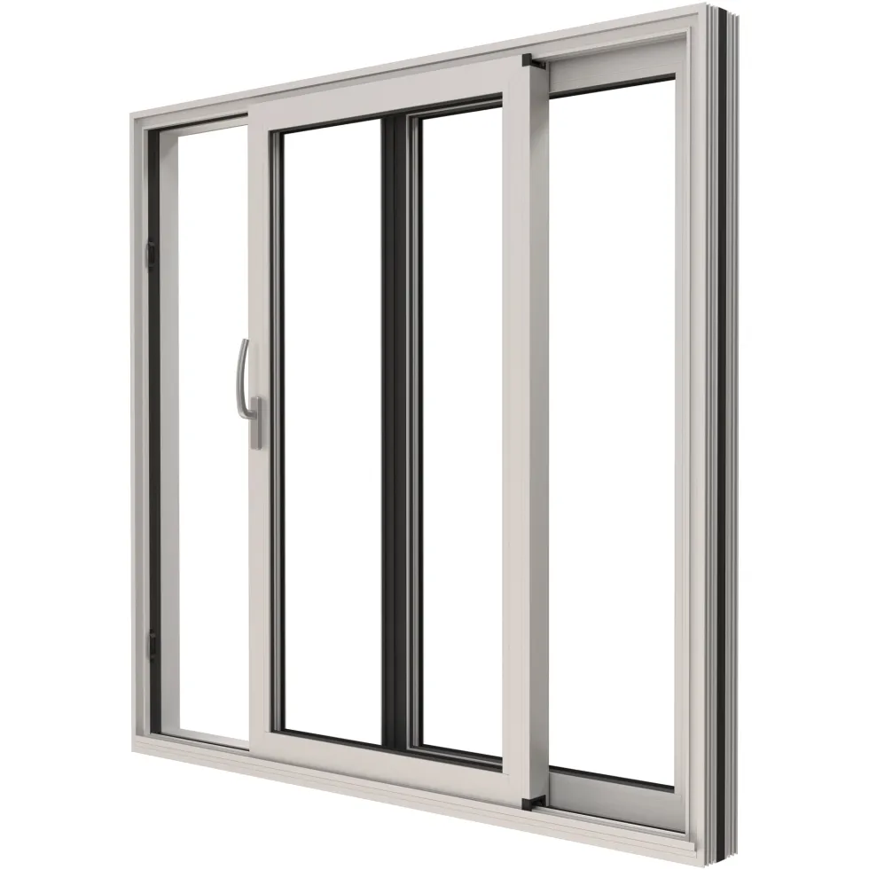 Skjutdörr NorDan HelAlu Aluminium 2-Delad Dubbelspår