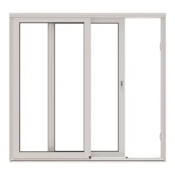 Skjutdörr NorDan HelAlu Aluminium 2-Delad Dubbelspår