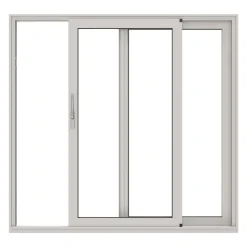 Skjutdörr NorDan HelAlu Aluminium 2-Delad Dubbelspår