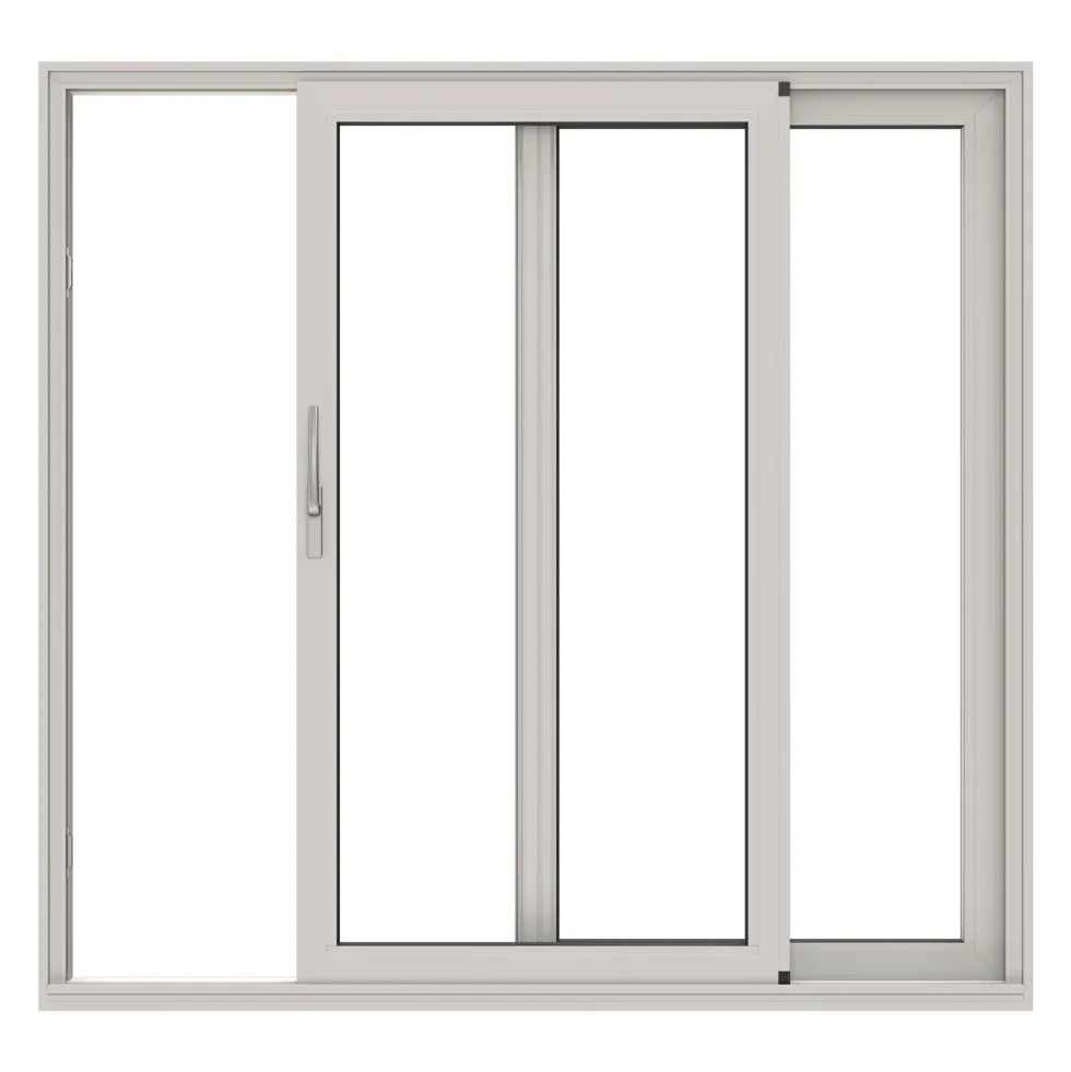 Skjutdörr NorDan HelAlu Aluminium 2-Delad Dubbelspår