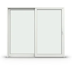 Skjutdörr NorDan Svanenmärkt NTech Aluminium 2-Delad