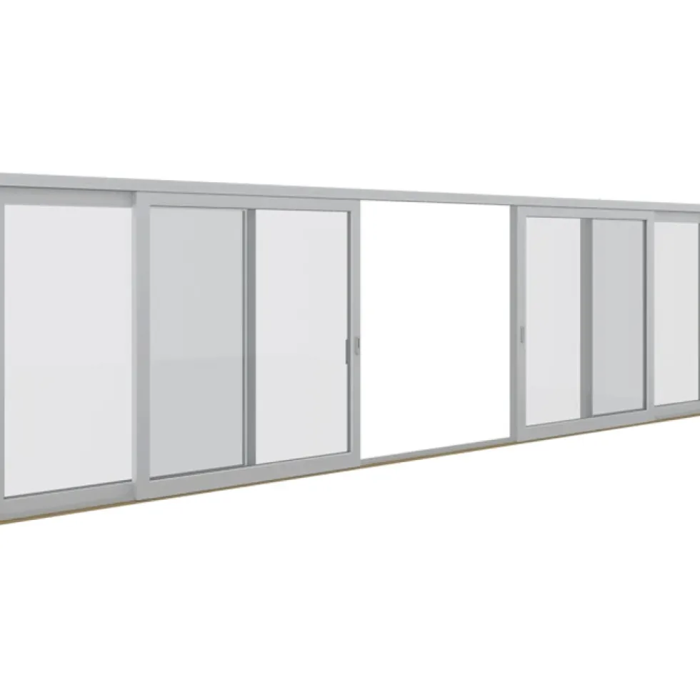 Skjutpartier Elitfönster Aluminium 4-delad