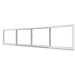 Skjutpartier Elitfönster Aluminium 4-delad