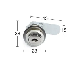 Skåplås Habo 1131/1031 Vänster/Höger
