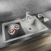 Skärbräda Blanco Härdat Svart Glas 375 x 365 mm