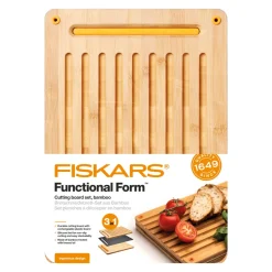 Skärbräda Fiskars Functional Form Bambu 3 delar