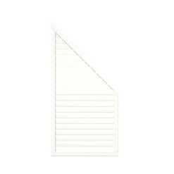 Skärm Palmako Nina3 90x180/90 cm