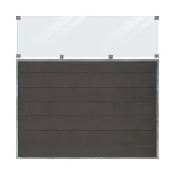 Skärm PLUS Futura med Glas 180x180