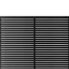 Skärm PLUS Osaka 180x136 cm Tryckimpregnerad grundmålad svart