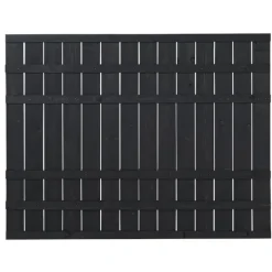 Skärm PLUS Rustik 180x138 cm Svart