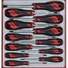 Skruvmejselsats 12 delar TX Teng Tools TTD912TXN