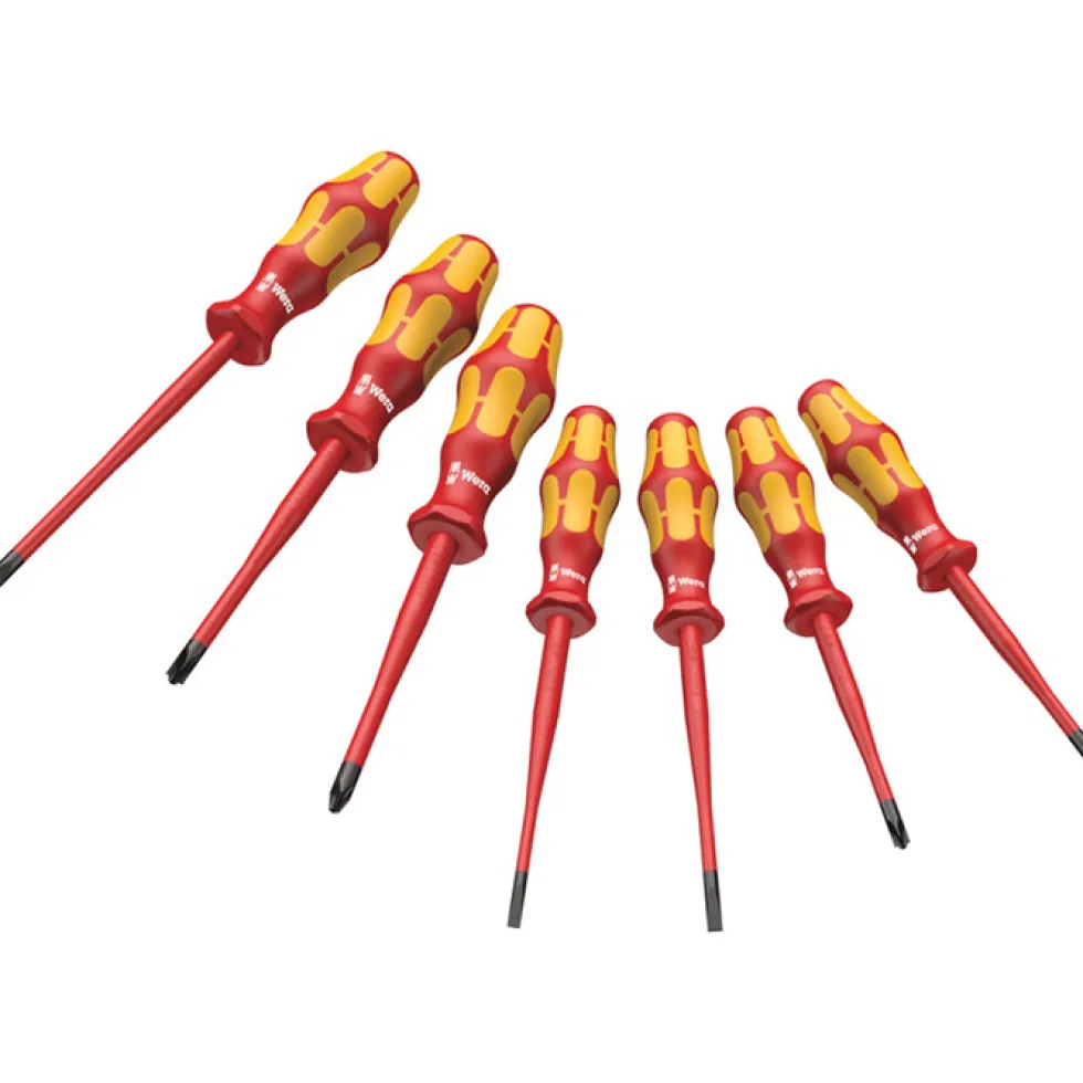 Skruvmejselsats Wera Kraftform Plus 160Iss/7 Vde 7Del