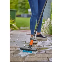 Skurborste Gardena Cleansystem Utomhusrengöring Svart Plast