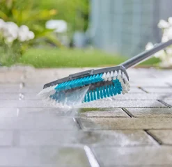 Skurborste Gardena Cleansystem Utomhusrengöring Svart Plast