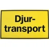 Skylt Willab Djurtransport