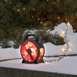 Sladdvinda Gnosjö Konstsmide Ljusslinga Svart/Röd 1000 LEDAmber, 1000 st LED