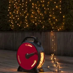 Sladdvinda Gnosjö Konstsmide Ljusslinga Svart/Röd 1000 LEDAmber, 1000 st LED