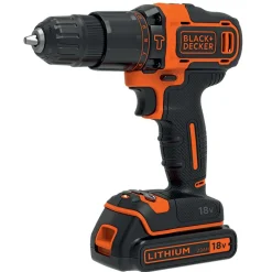 Slagborrmaskin Black+Decker 18V 1,5Ah Med Laddare
