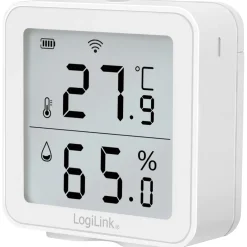Smart Temp- & luftfuktighetssensor LogiLink Wifi Tuya