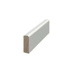Smyglist Grimslöv Trä List 8x27 mm Vit