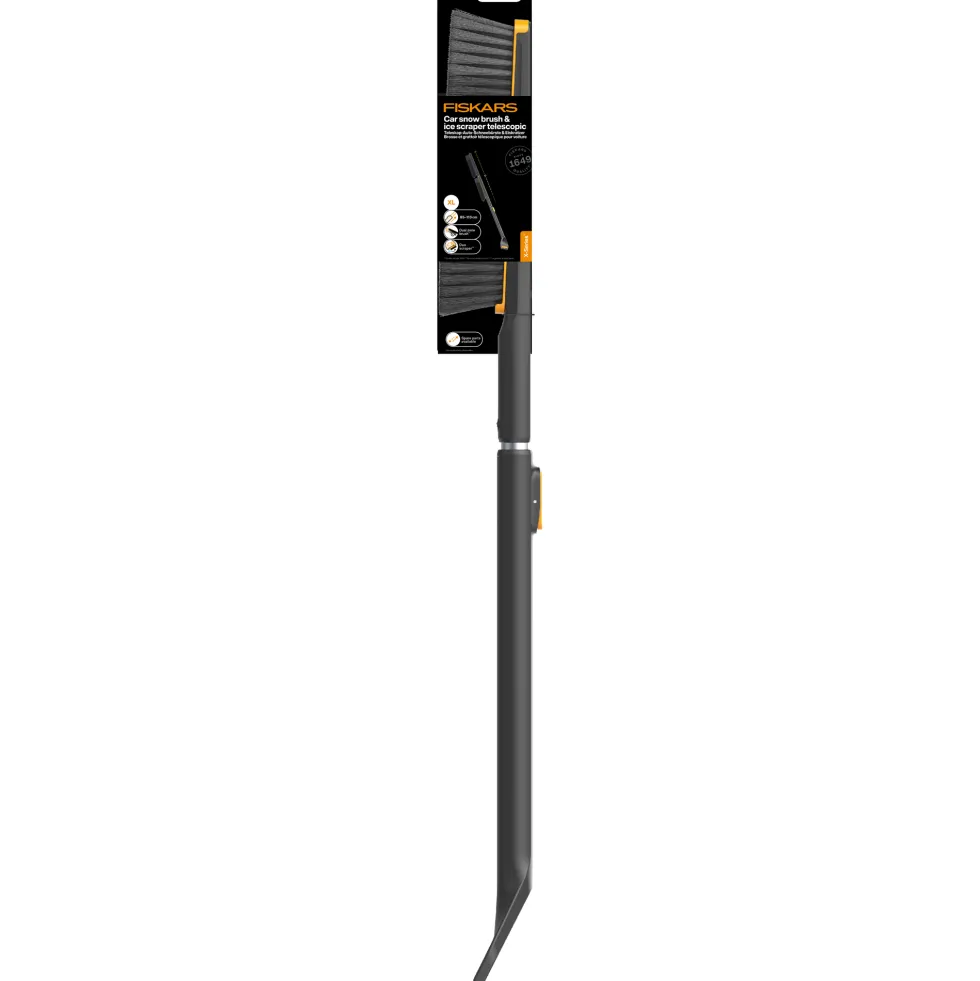 Snöborste Fiskars X-Series med isskrapa Teleskop