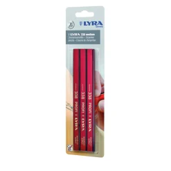 Snickarpenna Lyra 338 18 cm 3-Pack