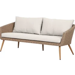 Soffa Comfort Garden Johannes 3-sits inkl. DynorNatur/Grå