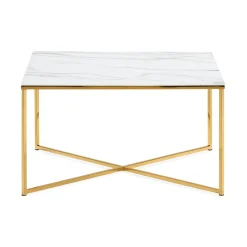 Soffbord In Living Nelly 80x80 cmVit/Gul