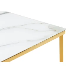 Soffbord In Living Nelly 80x80 cmVit/Gul