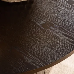 Soffbord Venture Home Bianca Mörkbrun Runt Vardagsrumsbord Ø80cm