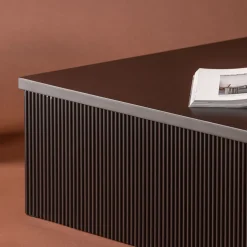 Soffbord Venture Home Lenox Svart Rektangulärt Vardagsrumsbord