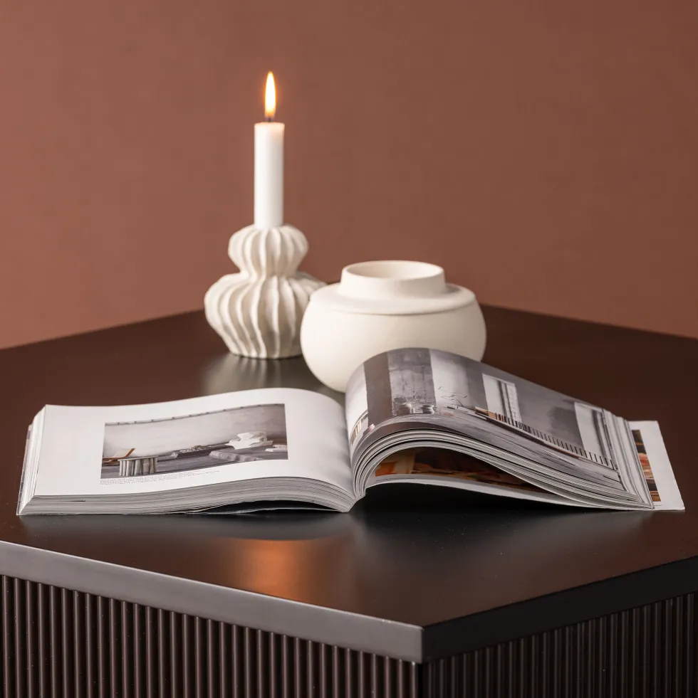 Soffbord Venture Home Lenox Svart Rektangulärt Vardagsrumsbord
