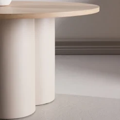 Soffbord Venture Home Olivia Ø80 cm Vit