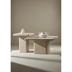 Soffbord Venture Home Qvart Set 80x80x46 cm & 50x50x56 cm