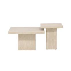 Soffbord Venture Home Qvart Set 80x80x46 cm & 50x50x56 cm