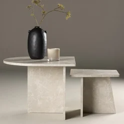 Soffbord Venture Home Sala Beige Vardagsrumsbord med Marmorlook