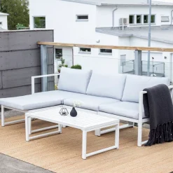 Soffgrupp Venture Home Salvia - Stilren Loungegrupp med Soffa & Bord, Inklusive Dynor
